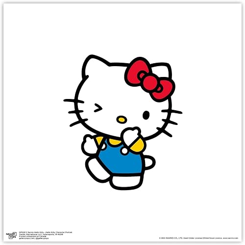Trends International Gallery Pops Sanrio Hello Kitty - PĂłster de pared con retrato de personaje de Hello Kitty, 12.00 x 12.00 pulgadas, versiĂłn sin Trends International Gallery Pops Sanrio Hello Kitty - PĂłster de pared con retrato de personaje de Hello Kitty, 12.00 x 12.00 pulgadas, versiĂłn sin