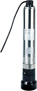 PS&W 4" Septic Pump Submersible Effluent/Cistern Bottom Suction with 66FT Cable,1/2HP,115V/60HZ,26GPM,138FT Head,Stainless Steel