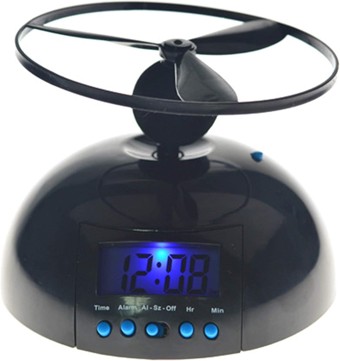 Amazon Co Jp Xiansh フライング アラーム クロック 空飛ぶ目覚まし時計 ヘリコプター デジタル 目覚まし時計 空 飛ぶ プロペラ 大音量 置時計 ホーム キッチン