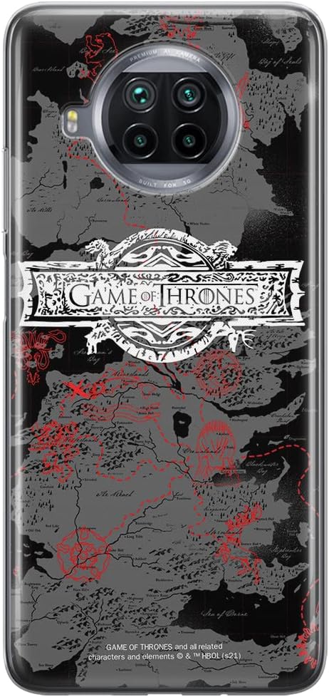 ERT GROUP Mobile Phone case for Xiaomi MI 10T LITE/REDMI Note 9 PRO 5G Original and Officially Licensed Game of Thrones Pattern 010 adapted to The Shape of The Mobile Phone, case Made of TPU