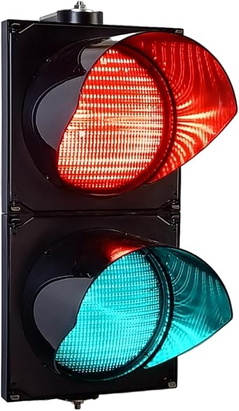 Red Green LED DC Traffic Signal Light