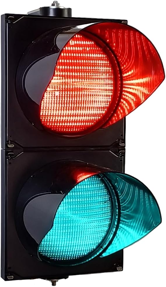 Red Green LED DC Traffic Signal Light