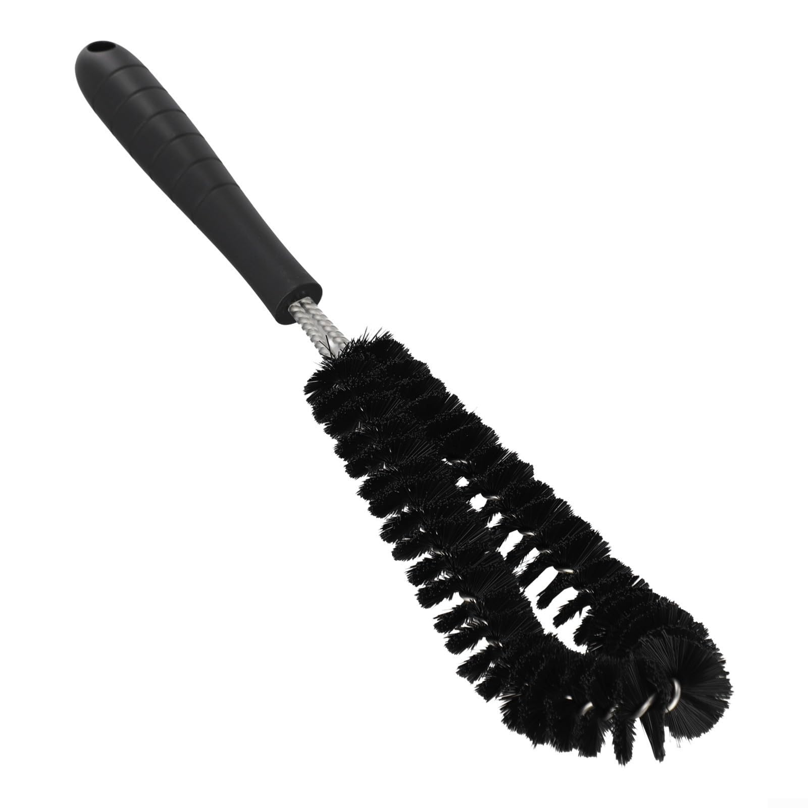 Spazzola per auto nera ABS acciaio inossidabile 36 cm morbida
