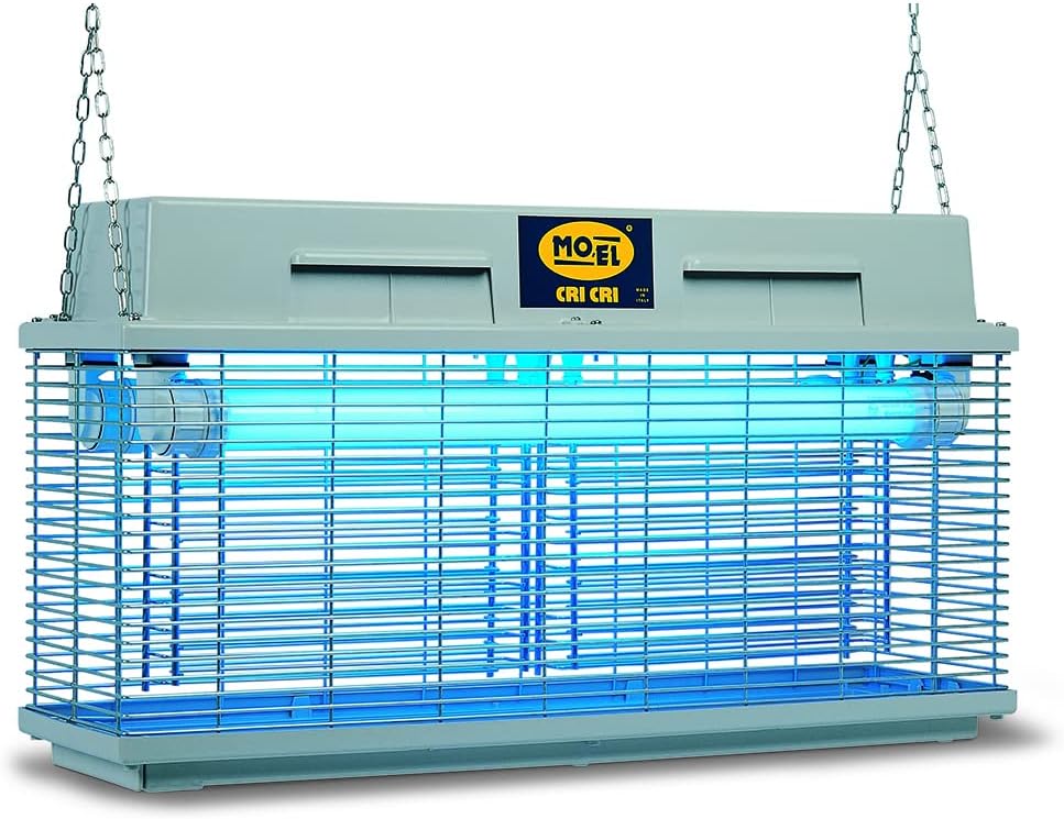 MOEL Cri Cri Mosquito Killer - UV Light Bug Zapper with 2 x 40W Bulbs, Effective Fly & Insect Killer, Attracts & Zaps Flying Insects, Fly Swatter & Wasp Killer, Safe for Indoor & Outdoor Use