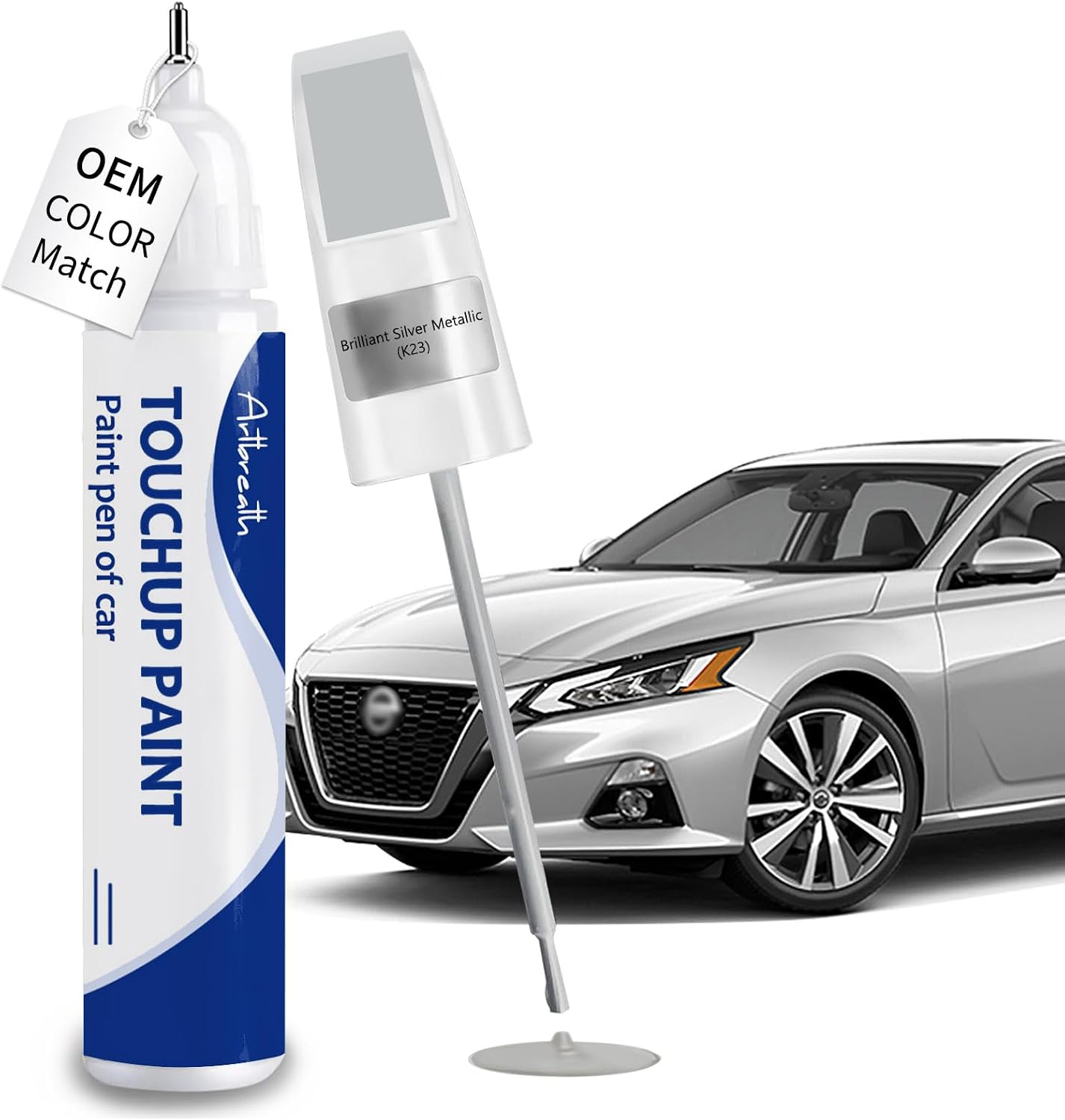 Pearl White Tricoat QAB Touch Up Paint for Nissan OEM Color Match