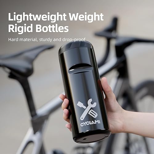 Miniatura 3 de Kit de herramientas portátil para bicicleta, cápsula de reparación de bicicletas, carcasa rígida y bolsa impermeable para mantenimiento de