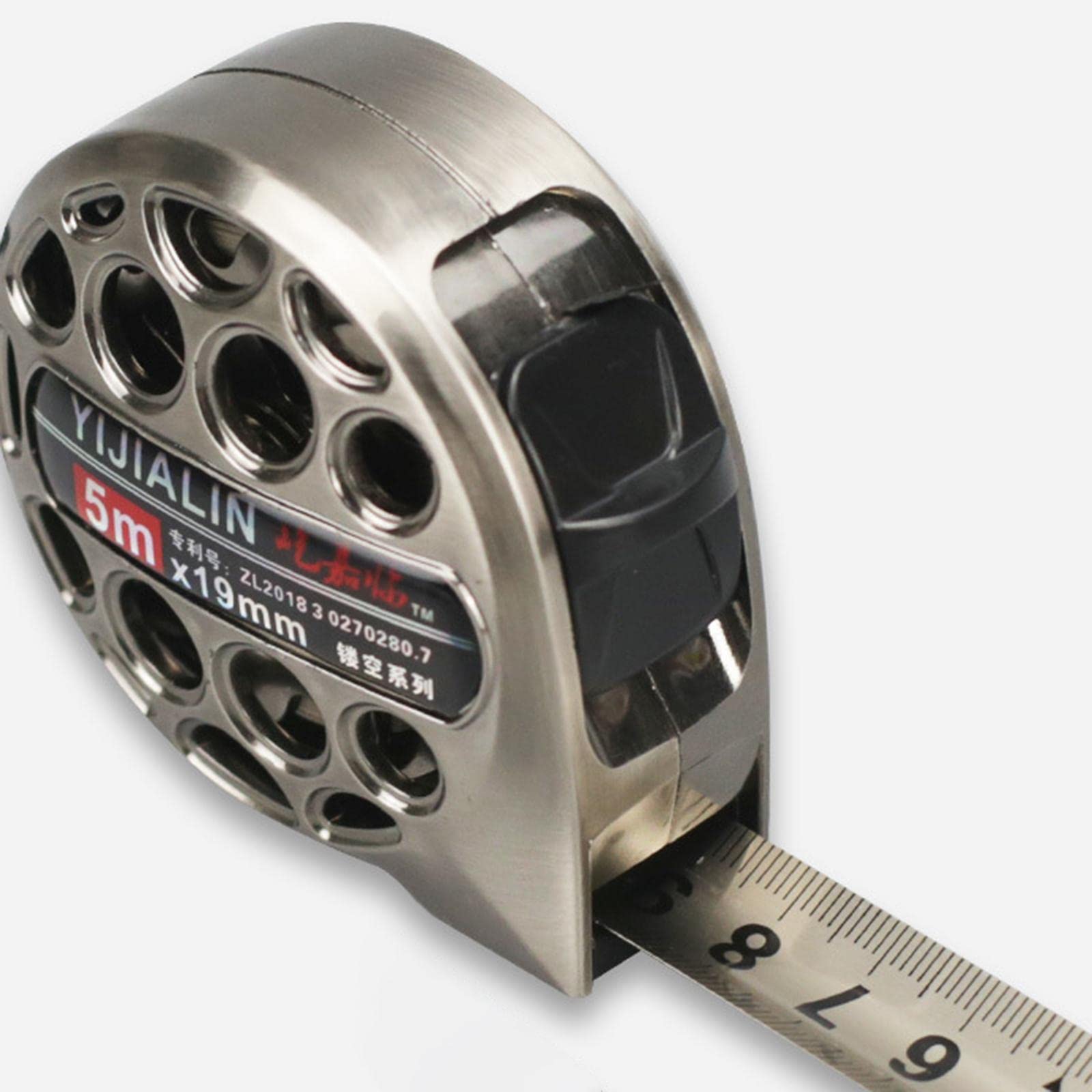 CALANDIS® Hollow Tape Measure Carpentry Ruler Retractable Stainless Steel Tape Measure 5 Meters-picture-10