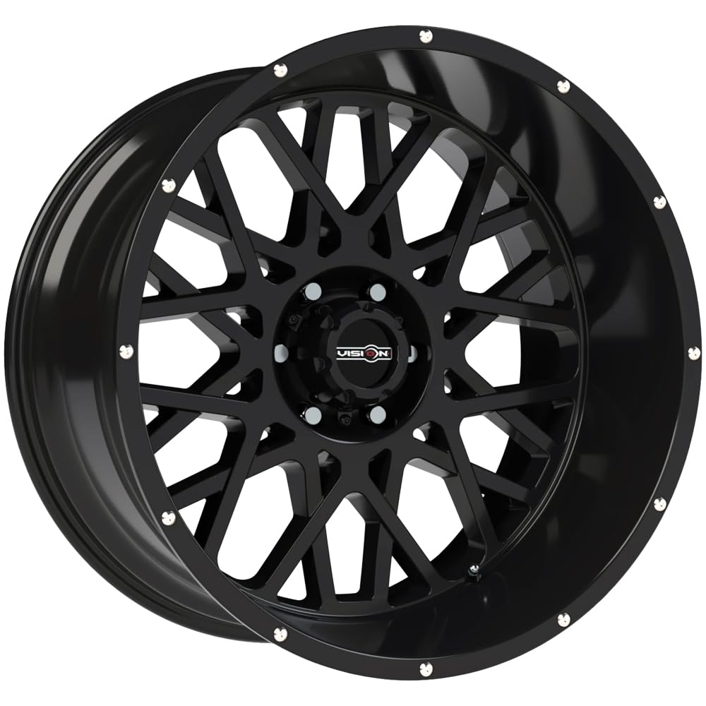 Amazon.com: Vision 412 Rocker 20x12 8x170-51mm Gloss Black Wheel