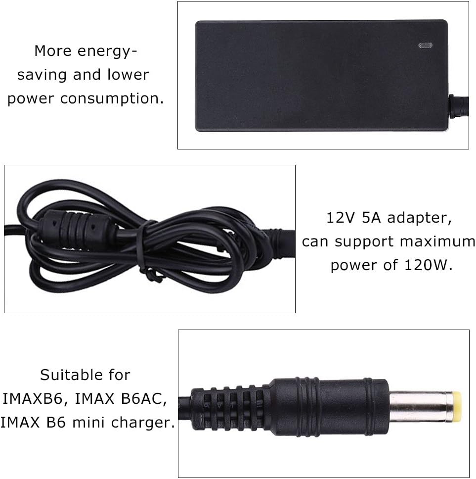 Drfeify Power Supply for RC Charger, 3Types Power Supply RC Accessories