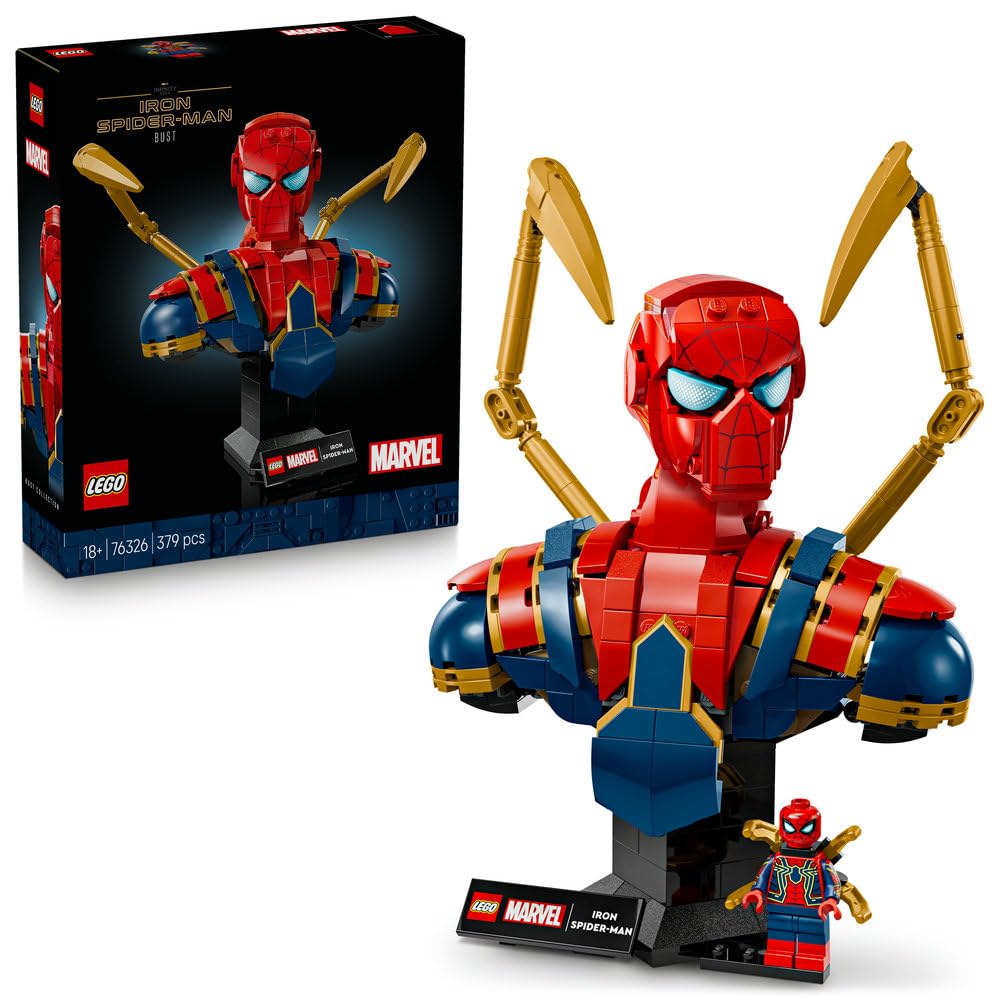 LEGO | Marvel Popiersie Iron Spider-Mana 76326