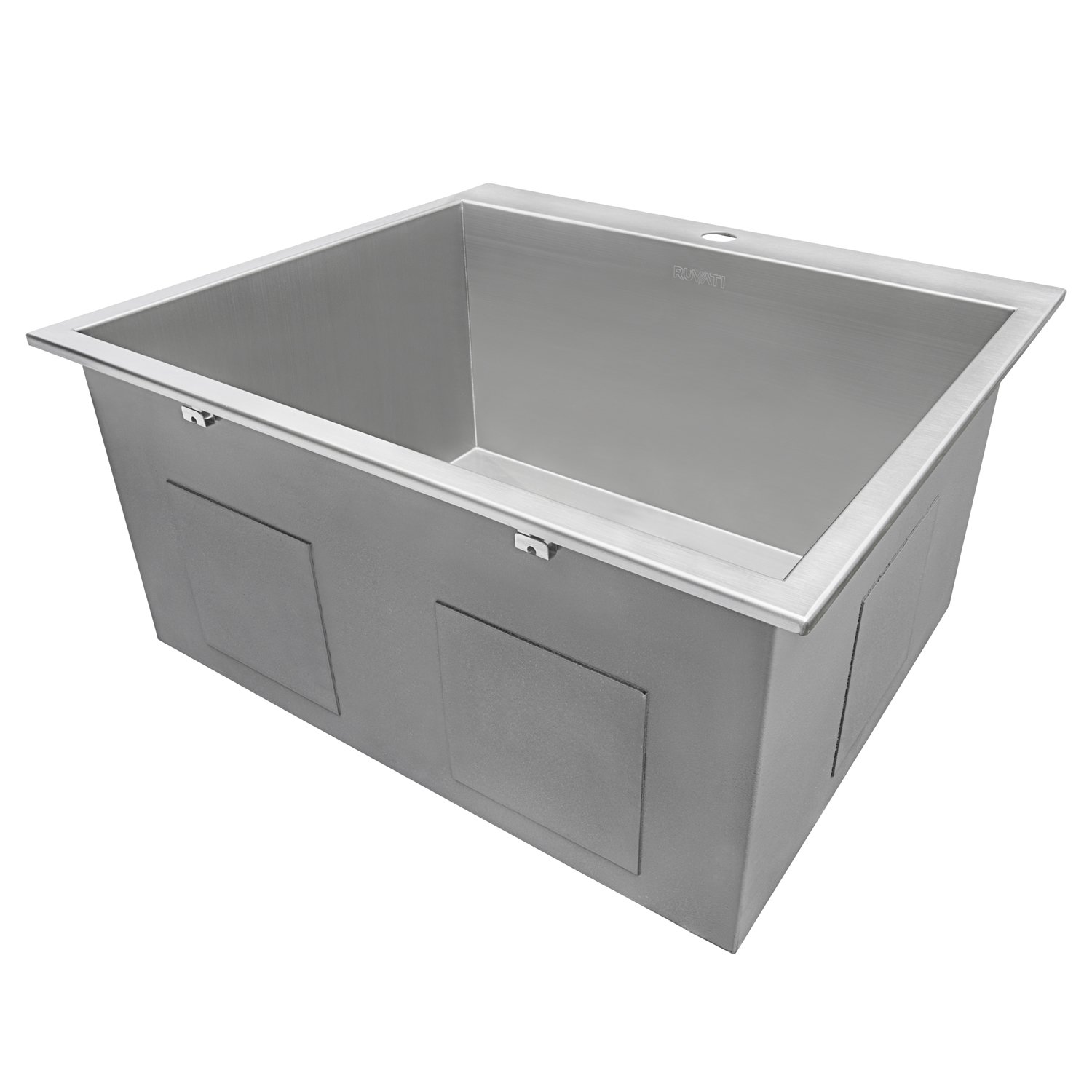 Ruvati RVU6015 Laundry Utility Sink 25 x 22 x 12 Deep Stainless Steel