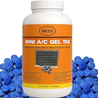 AC Pan Tablets, Commercial-Grade, Gel Lock Tech: Long Lasting, Moisture Activated Slow Release, Non-Corrosive & Safe - No Residue, Pan Treat Tablets (1 Ton, 140 Pack)
