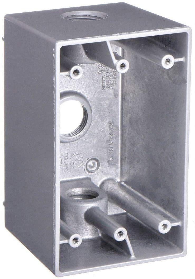 Bell 1-Gang (3) 1/2 in. Hole Electrical Box - Deep Gray - Amazon.com