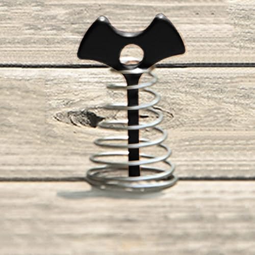 Miniatura 8 de Juego de 10 estacas para tienda de campaña de espina de pescado, aleación de aluminio, resistente al viento, con hebilla de resorte, para