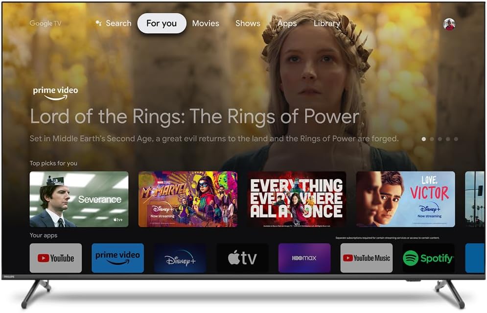 PHILIPS, Smart TV, Ambilight THE ONE 75" 4K 120 Hz, 75PUG8808/78, Google TV, P5, DTS Play-Fi, Freesync, Dolby Vision e Atmos, 40 WRMS PHILIPS, Smart TV, Ambilight THE ONE 75" 4K 120 Hz, 75PUG8808/78, Google TV, P5, DTS Play-Fi, Freesync, Dolby Vision e Atmos, 40 WRMS