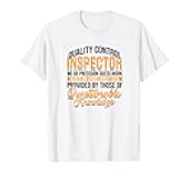 Quality control inspector we do precision guess work - PC T-Shirt