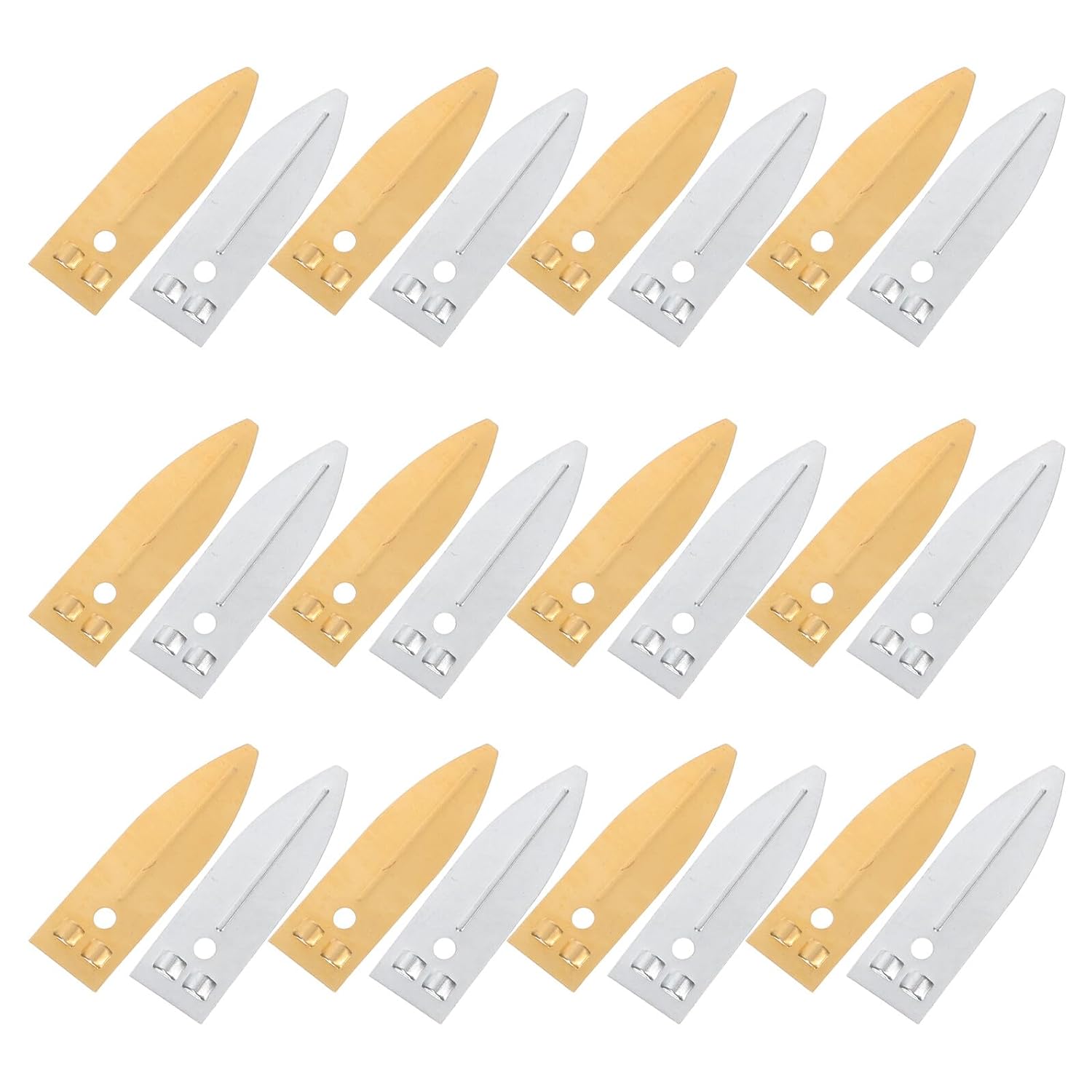 12 Pairs Copper Zinc Electrode Plates for Fruit Battery Experiments