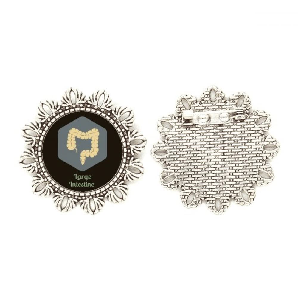 Broche de plata de flor grande que transforma ropa básica en conjuntos sofisticados 4