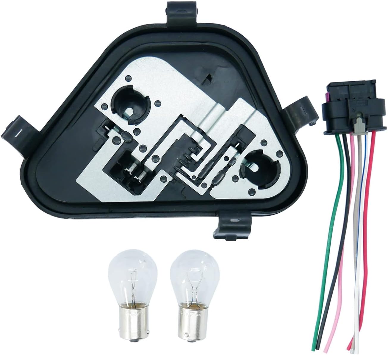 Tail Light Lamp Rear Panel Bulb Socket Assembly with Plug