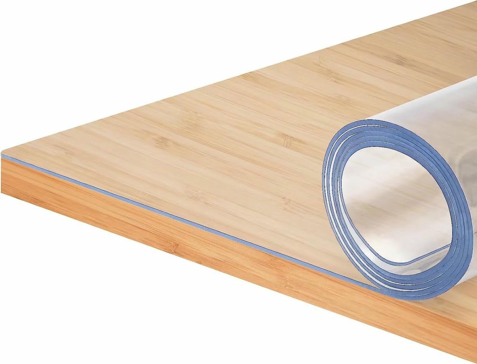 Protection de table PVC transparent 1mm pour repas de famille chaleureux