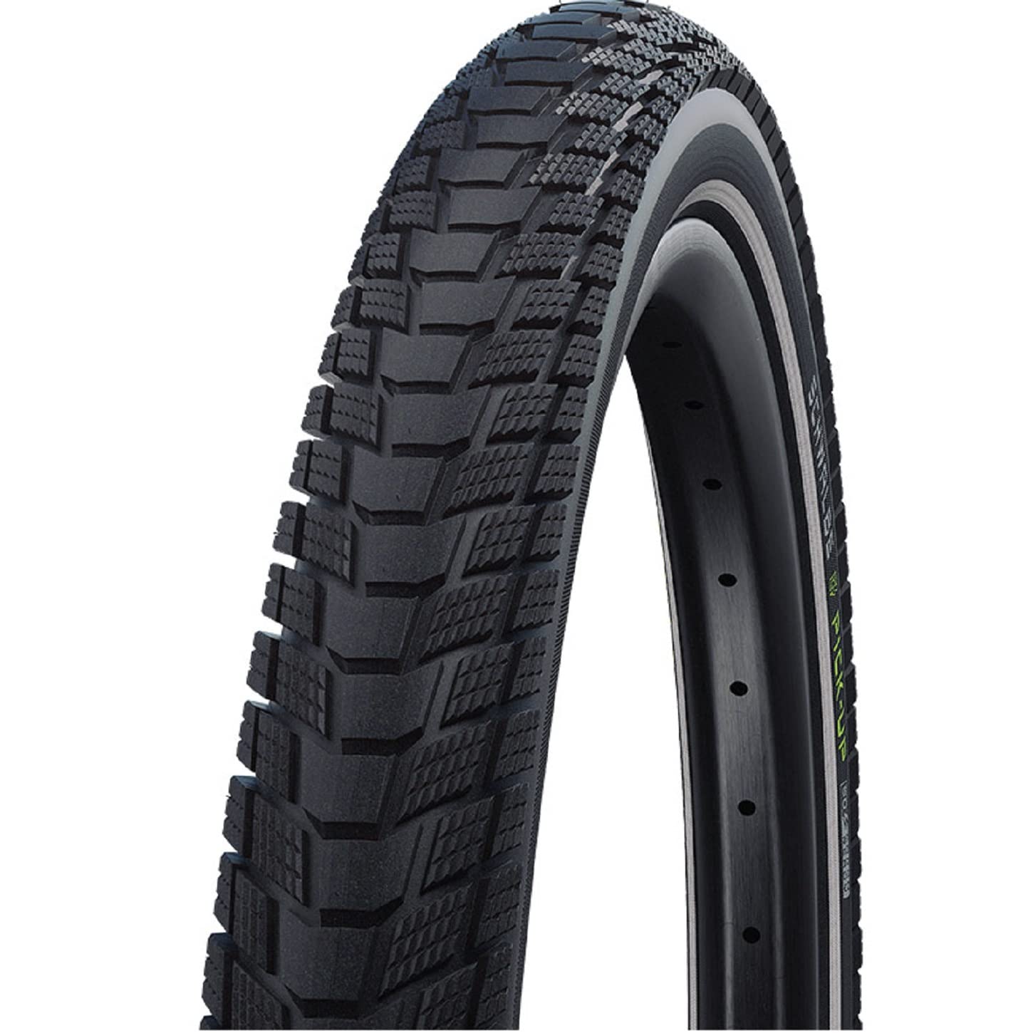 1 x Schwalbe Fahrradreifen Draht Pick Up Performance Schwarz mit Reflex 55-406 (20 x 2.15) inkl. Reifenheber