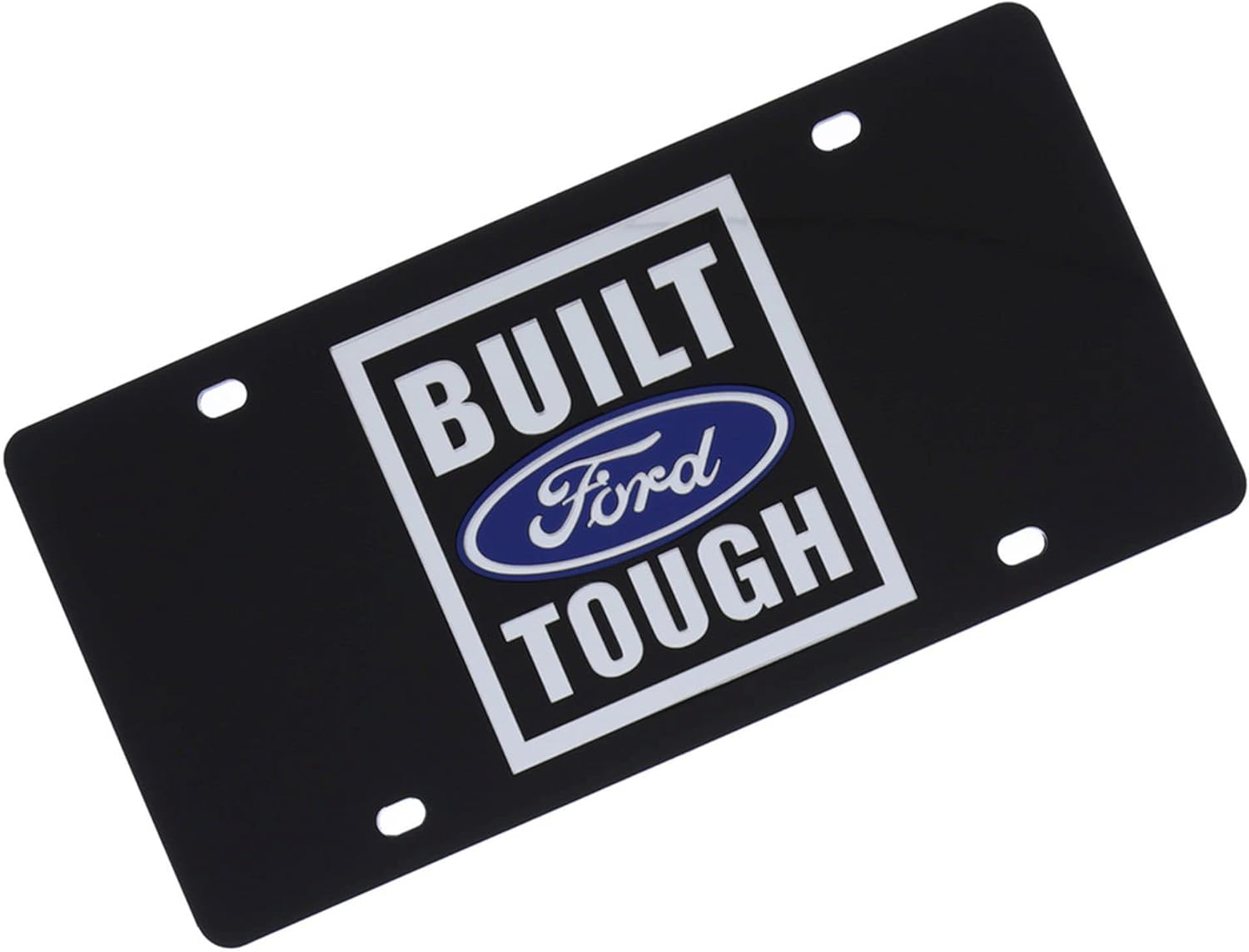 Eurosport Daytona- Compatible with -, Built Ford Tough Lazer-Tag Acrylic License Plate