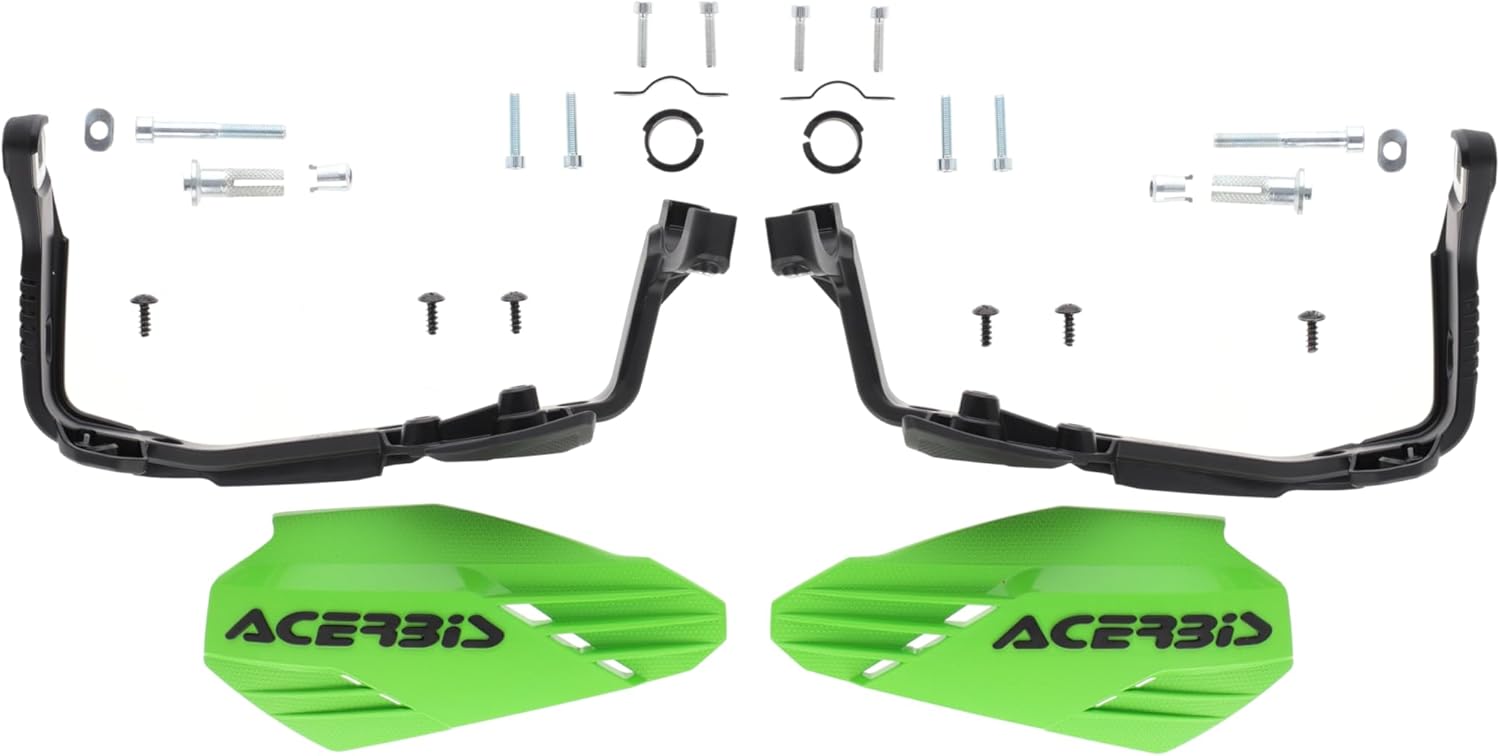 Acerbis Moto-X Green/Black Handguards (2985881089)