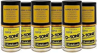 Kit 6 unidades - Base Super D-Tone Fortalecedor SOS Unha 7ml, Top Beauty