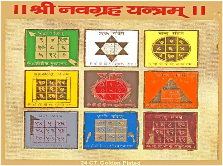 PowerFortunes Navgrah Yantra Talisman