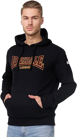 Lonsdale Men's Hooded Classic Ll002 Hooded Sweatshirt pack of 1