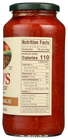 Rao's Homemade Roasted Garlic Sauce 12x 24OZ