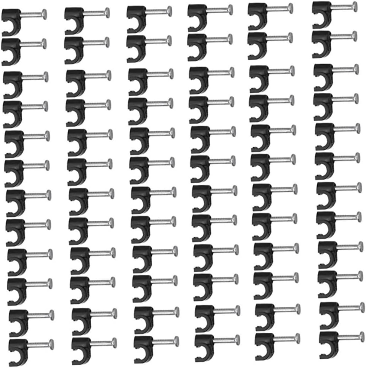 NUOBESTY 1set Cable Staple Assortment for Outdoor Use Nail Clips for Cables Fasteners for Electrical Wires Ethernet Usb