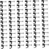 NUOBESTY 1set Cable Staple Assortment for Outdoor Use Nail Clips for Cables Fasteners for Electrical Wires Ethernet USB