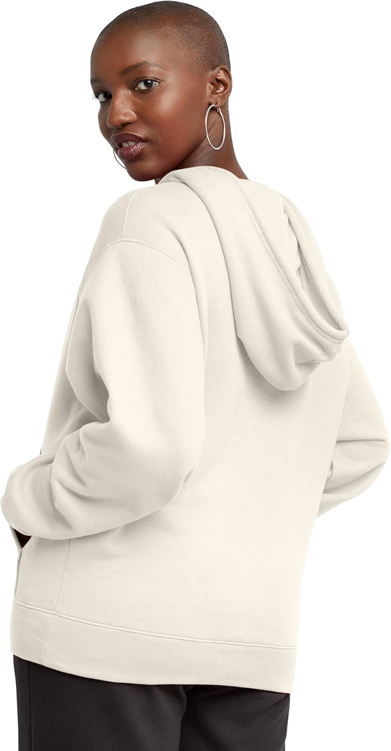 Hanes womens Originals Pullover Hoodie, Midweight Fleece Hooded Sweatshirt for Women, Available in Plus - Image 2