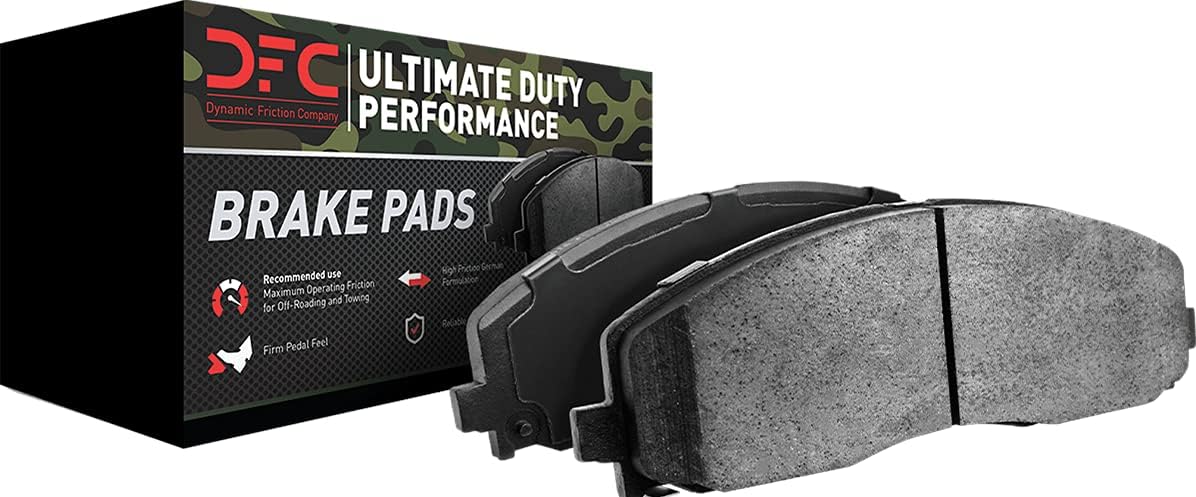 Dynamic Friction Company Ultimate Duty Performance Brake Pads 1400-1303-00-Front Set