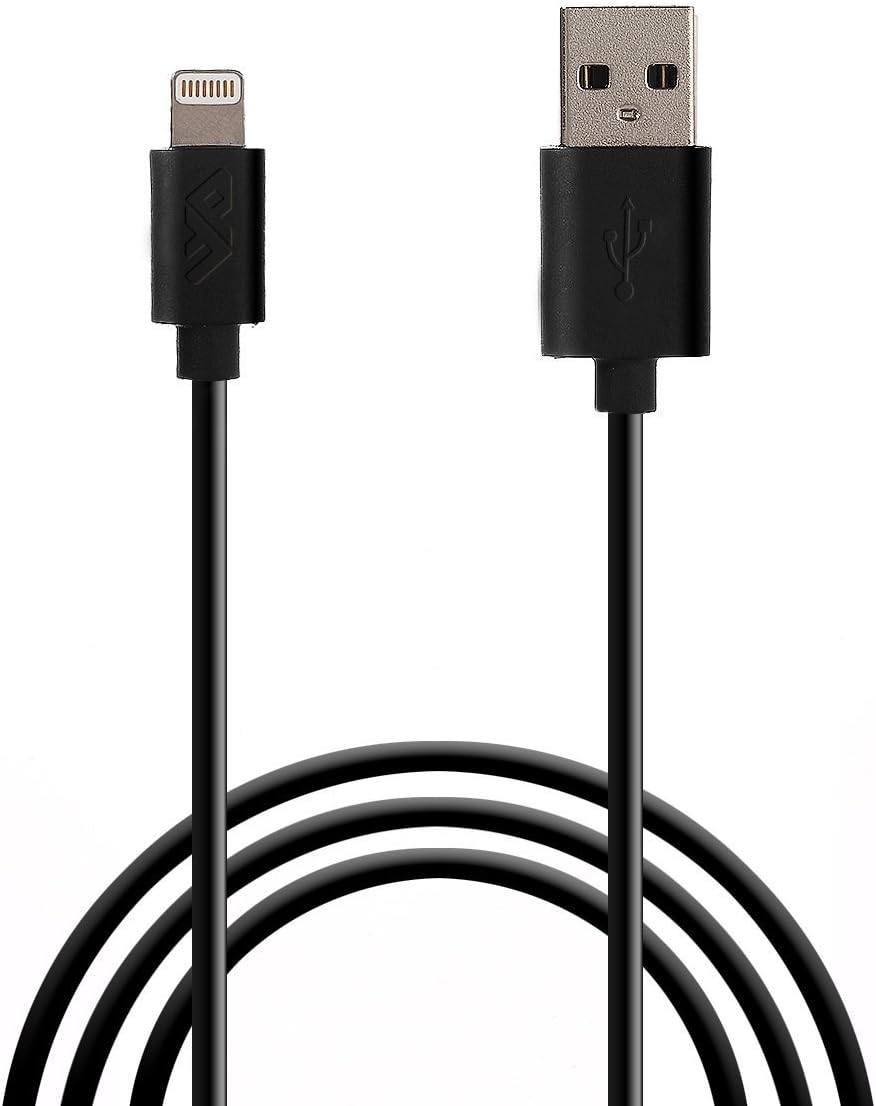 [Apple MFI Certified] -FlePow™ Lightning to USB Cable Sync & Charge for Apple iPhone 6 / 6 Plus / 5S / 5C / 5 / iPod 7 / iPad Mini / Retina / Mini 3 / iPad 4 / iPad Air / Air 2-3.3 Feet / 1 Meter(Black)