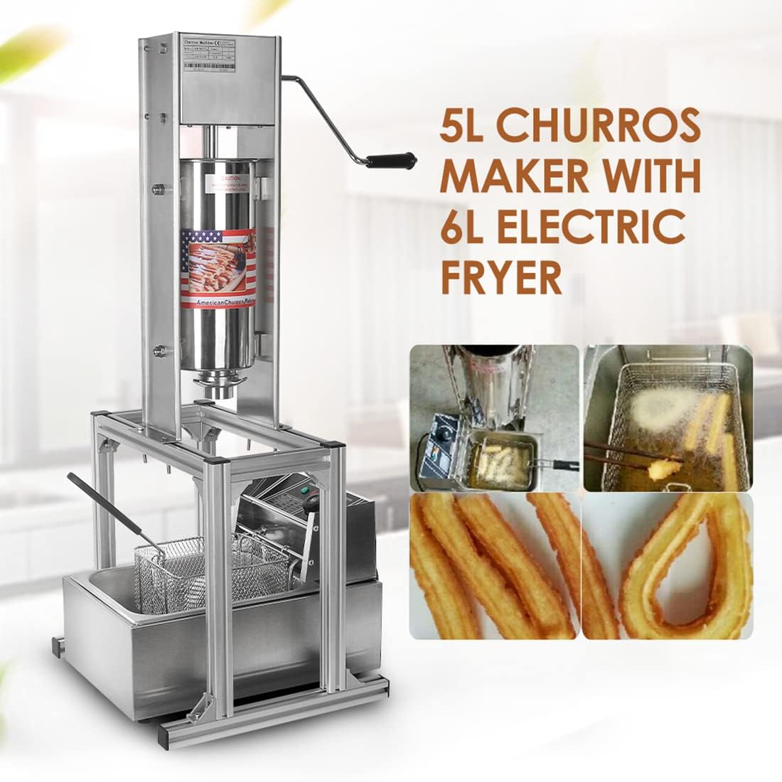 Machine à churrera en acier inoxydable pour beignets