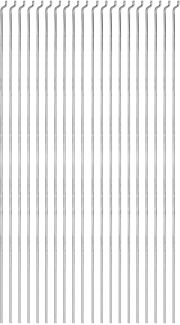 uxcell 1.2mm x 260mm (10 Inch) Steel Z Pull/Push Rods Parts for RC Airplane Plane Boat Replacement (Pack of 20)