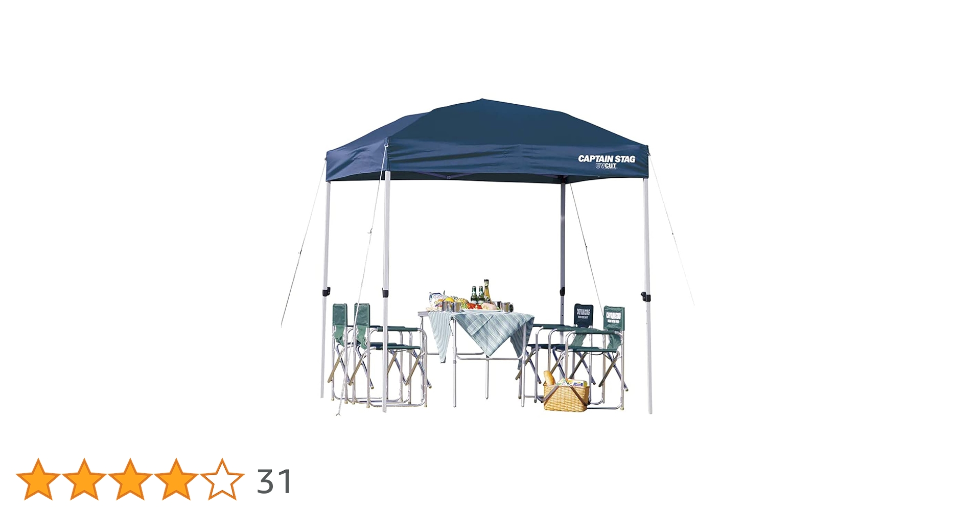 未開封　CAPTAINSTAG クイックシェード200UV M-3278 タープ 61Istp55kwL.jpg_BO30,255,255,