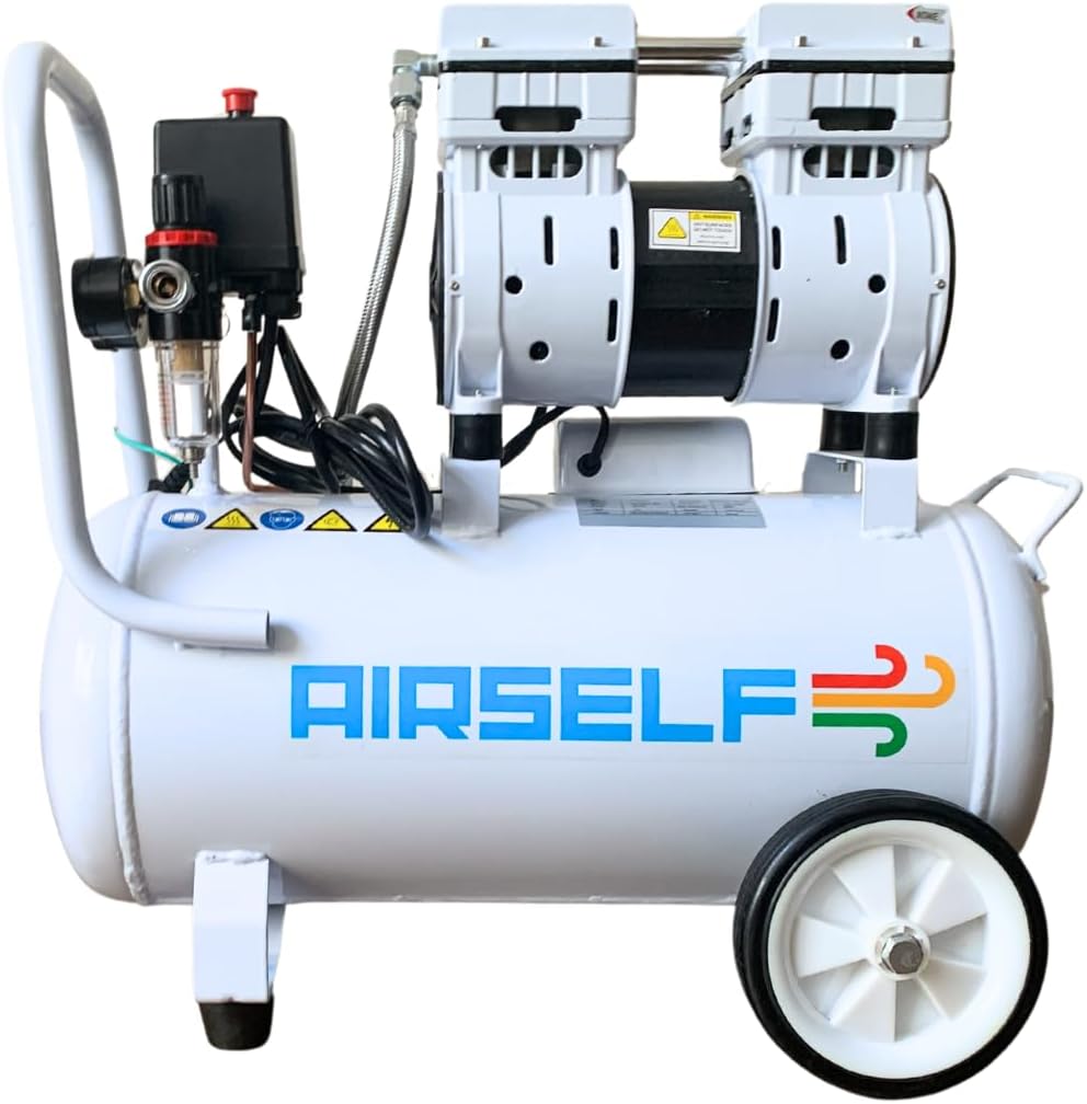 エアーコンプレッサー 100v オイルレス 静音 12l 自転車 空気