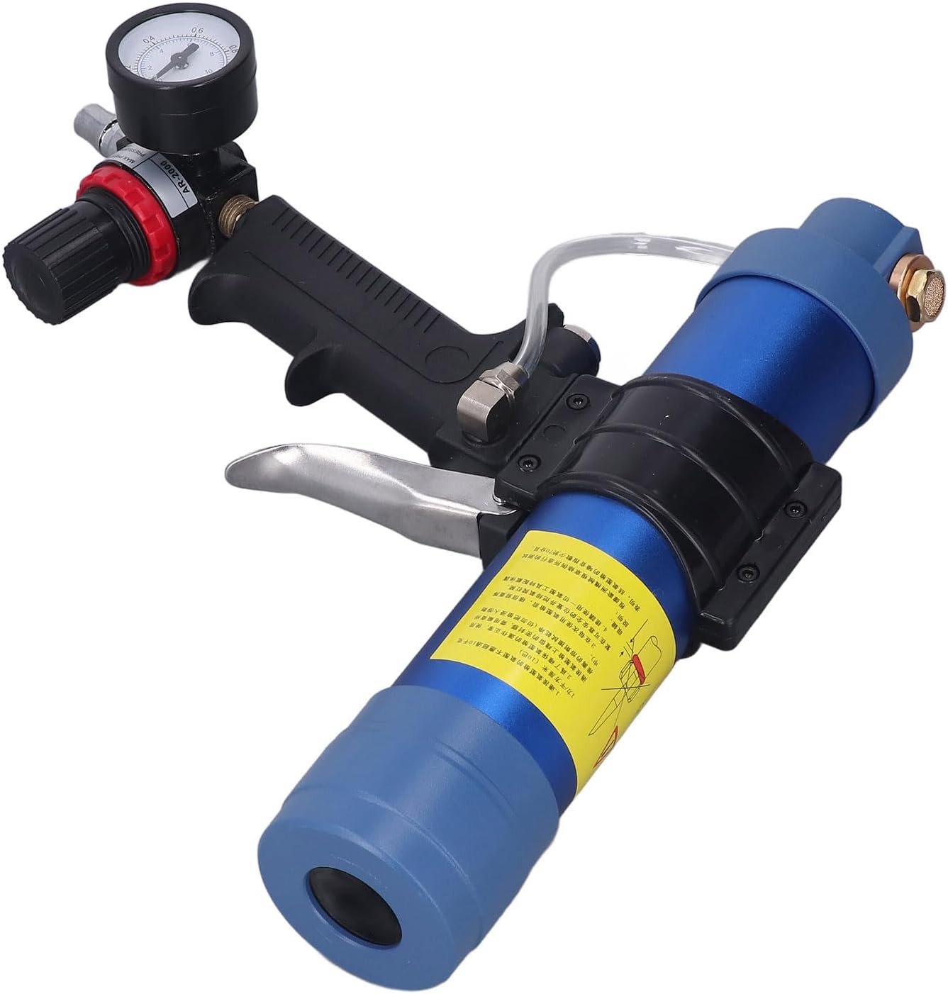 Glue Guns, Mini Hot Glue Guns Kit, 310ml 1 4in Pneumatic Glass Glue Guns for PV Fish Tanks Glass