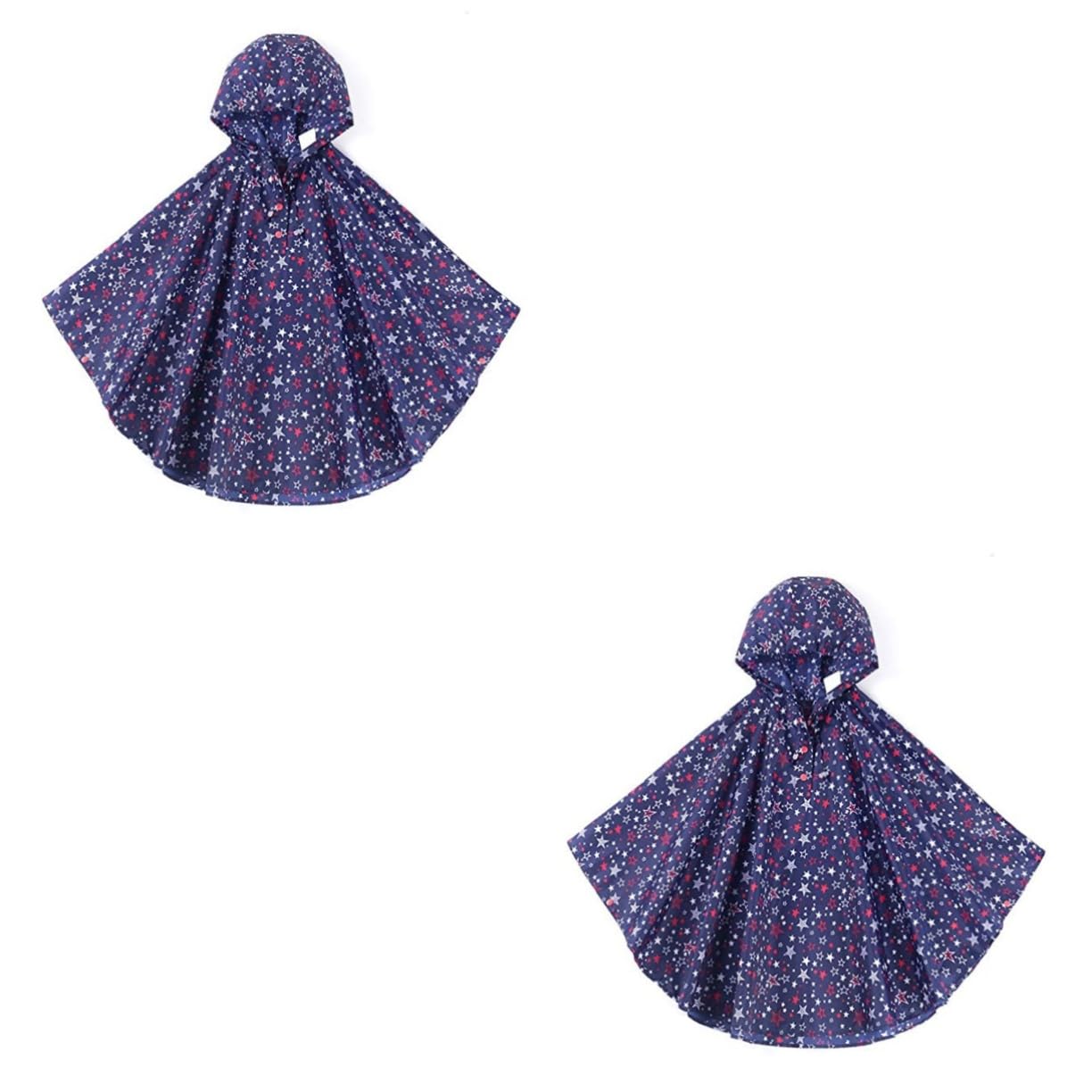 LIFKOME Impermeables Para Niños Pequeños Abrigo De Lluvia Para Niños Poncho De Lluvia Para Niñas Chaqueta De Lluvia Para Niña Ponchos De Lluvia Para Niños Lluvia De Chicas Blue