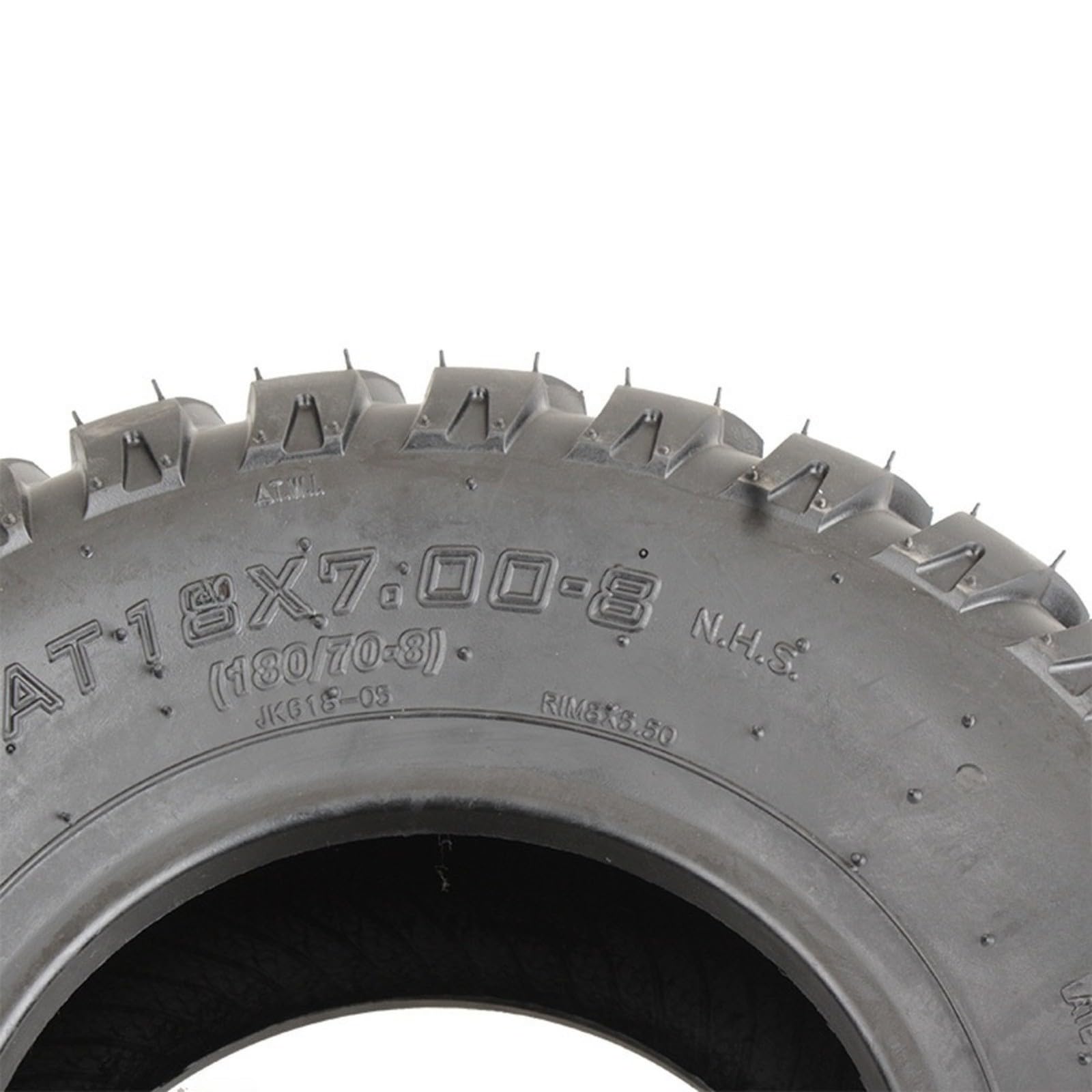RichVibe 4PR Off-Road Tubeless para neumático 18x7-8 Go Kart Beach Buy UTV, para rueda de vacío con resistencia a pinchazos y tracción mejoradas