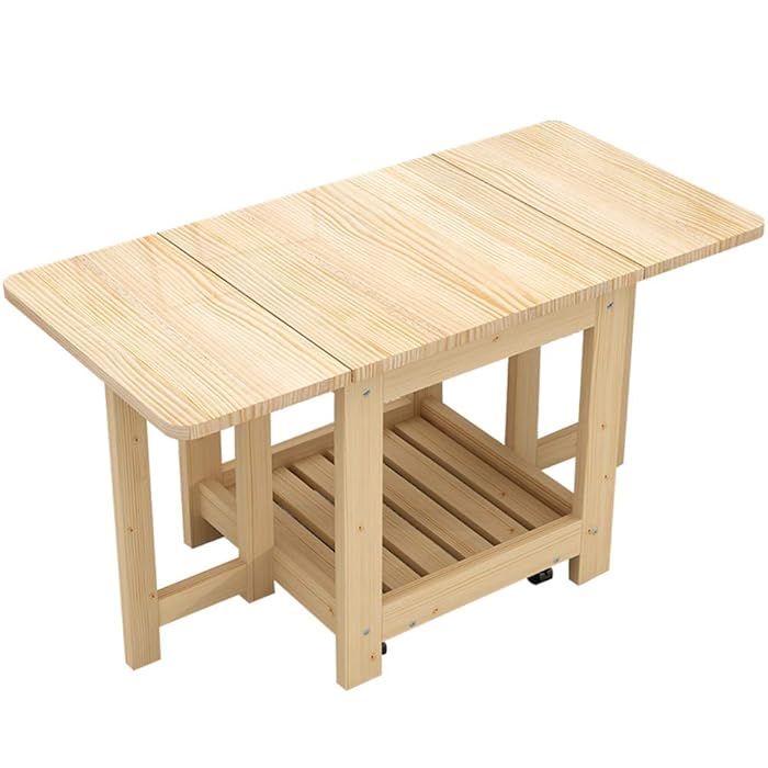 Buy Solid Wood Drop Leaf Folding Dining Table, Hardwood Drop Leaf