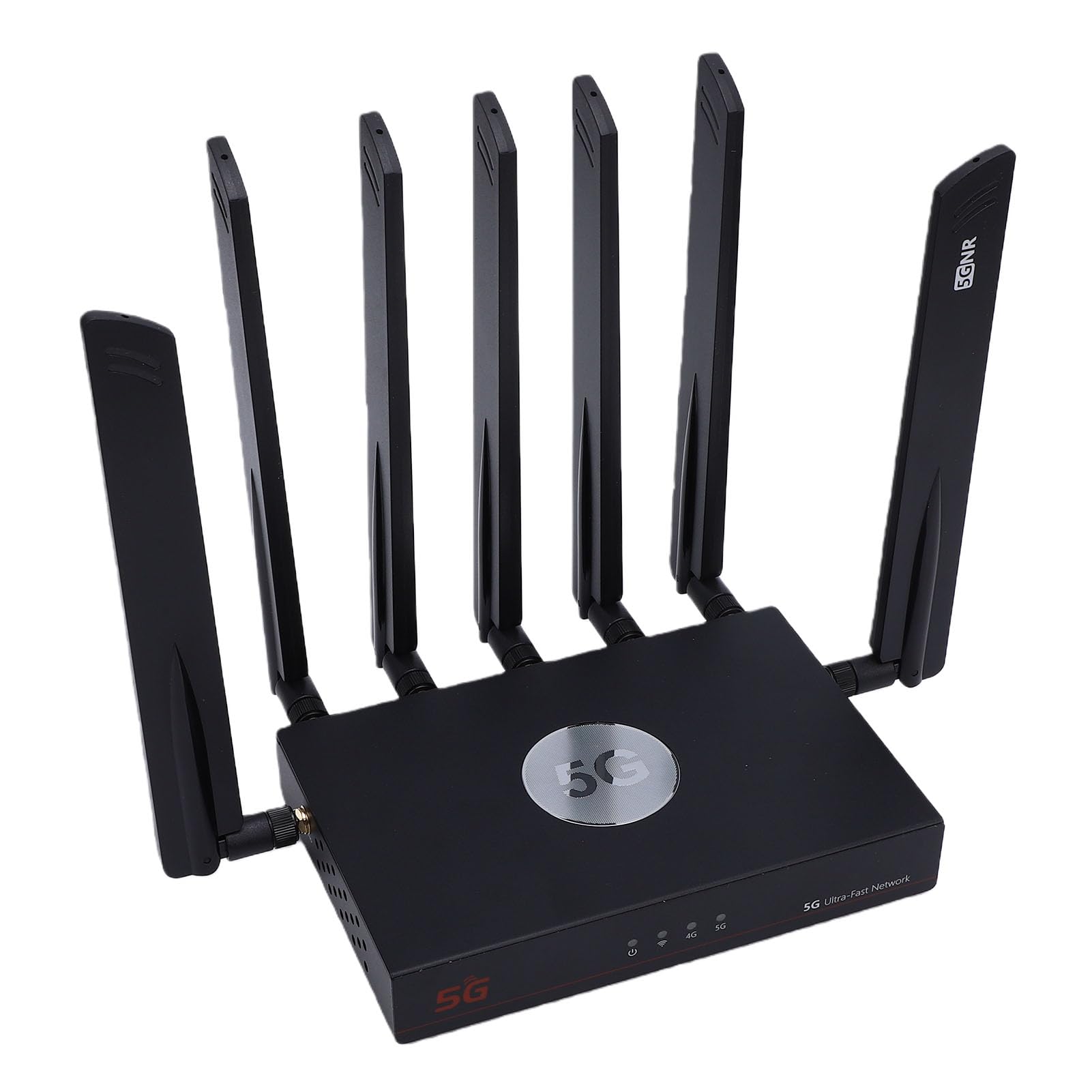 Router WiFi 6 5G, Router Cellulare 5G Doppia SIM con Modulo SDX62 Chip IPQ5018, WiFi 6 Dual Band AX3000, 7 Antenne Ad Alto Guadagno, Porta 2, per Streaming 4K e Oltre (Spina europea)