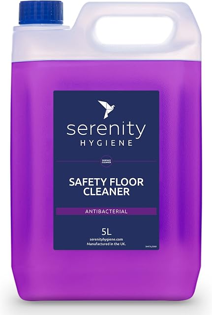 Safety Floor Cleaner Concentrate - 250 Litres from 1 Bottle - No Bleach or Alcohol - Neutralises Odours & Sanitises - Safe for Use Around Pets - 5 Litre Pack of 1