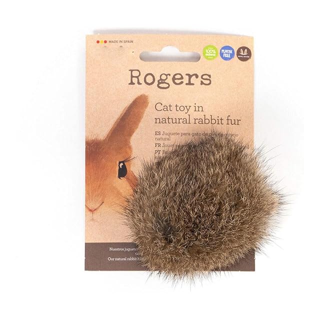 Foto 2 de 5 de Gloria Caña para Gatos Rogers Pompón (12 cm)