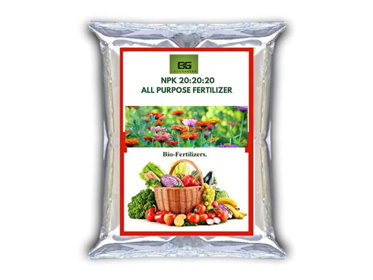 Buy EG ELAMGREEN NPK 20 20 20 Water Soluble Fertilizer(1kg) for s