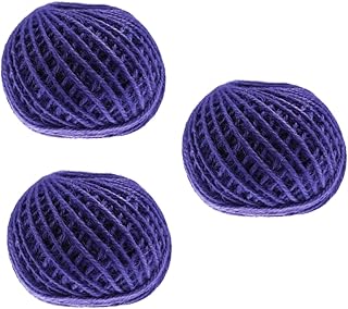 Angoily 3 Rollos Embalaje De Hilo De Yute Hilo De Yute De Colores Embalaje De Hilo De Cordel Artesanal Diy Cuerda De Hilo Marrón Hilo De Colores Foto Línea De Púrpura