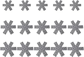 Conjunto de protetores de panelas e frigideiras Cabilock com 15 e 3 tamanhos diferentes de panelas, separadores de frigideiras, frigideiras, antiderrapante para evitar arranhões ao empilhar